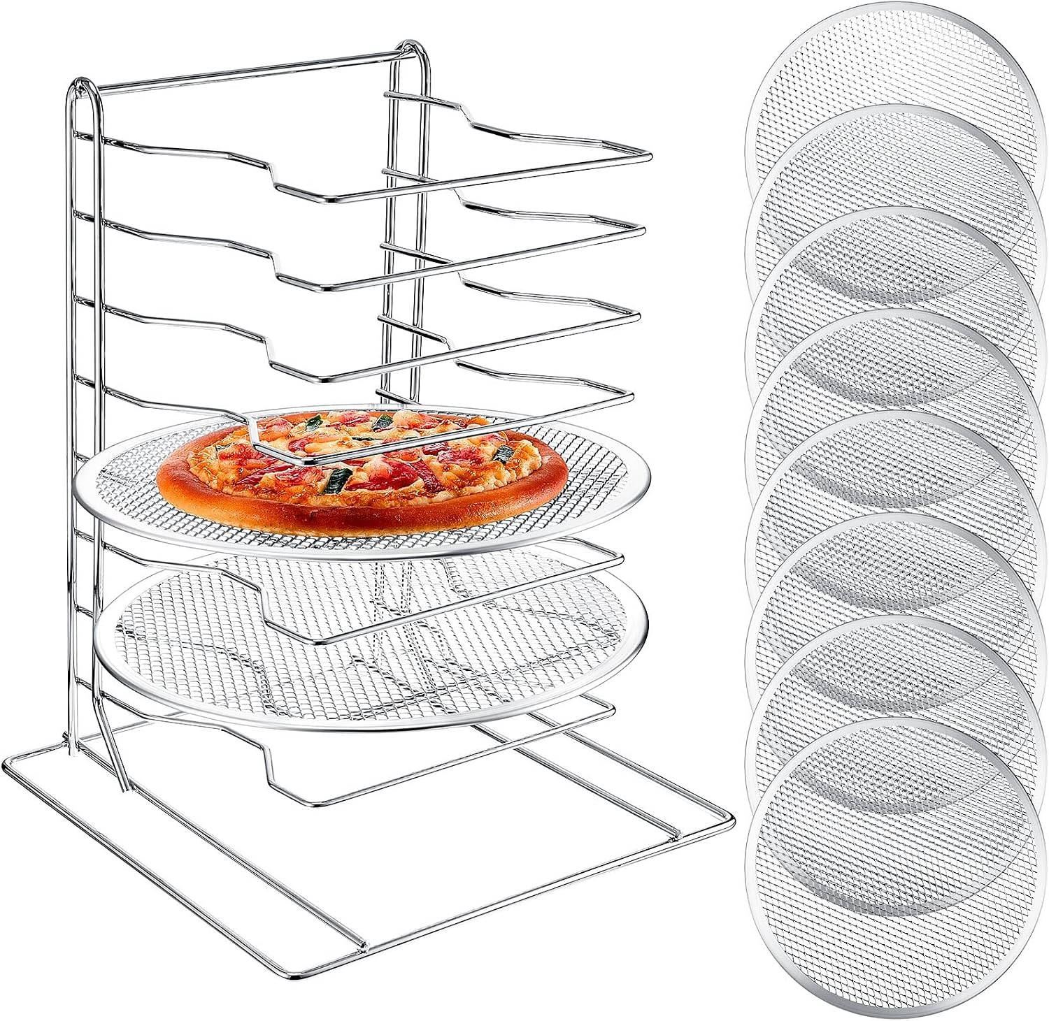 Commercial Kitchen In Home - Étagère à pizza à 8 niveaux