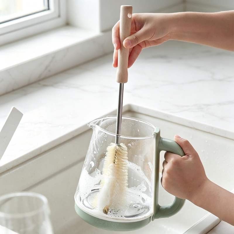 Commercial Kitchen Cleaning - Brosse à biberon à long manche
