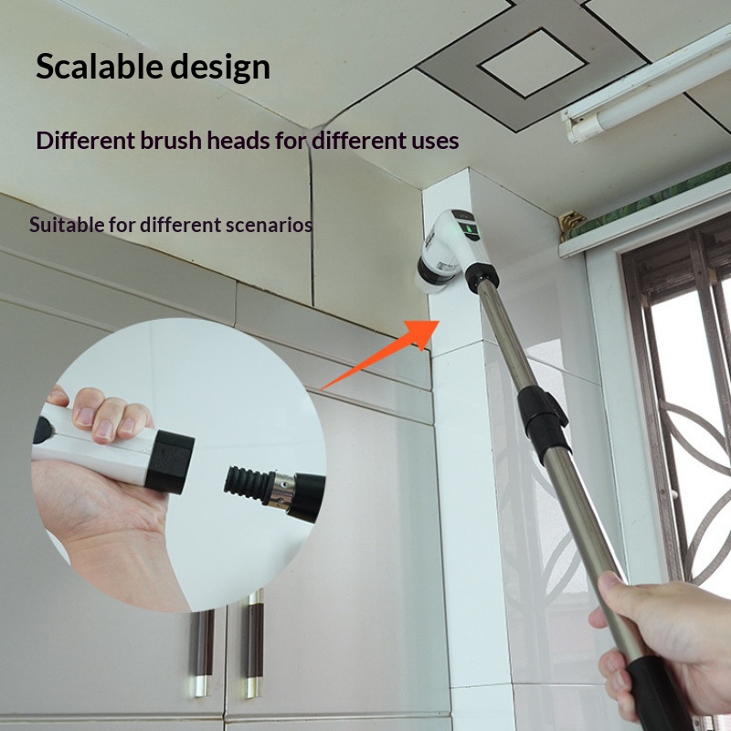 Commercial Kitchen Cleaning - HOMEFISH Brosse de nettoyage électrique sans