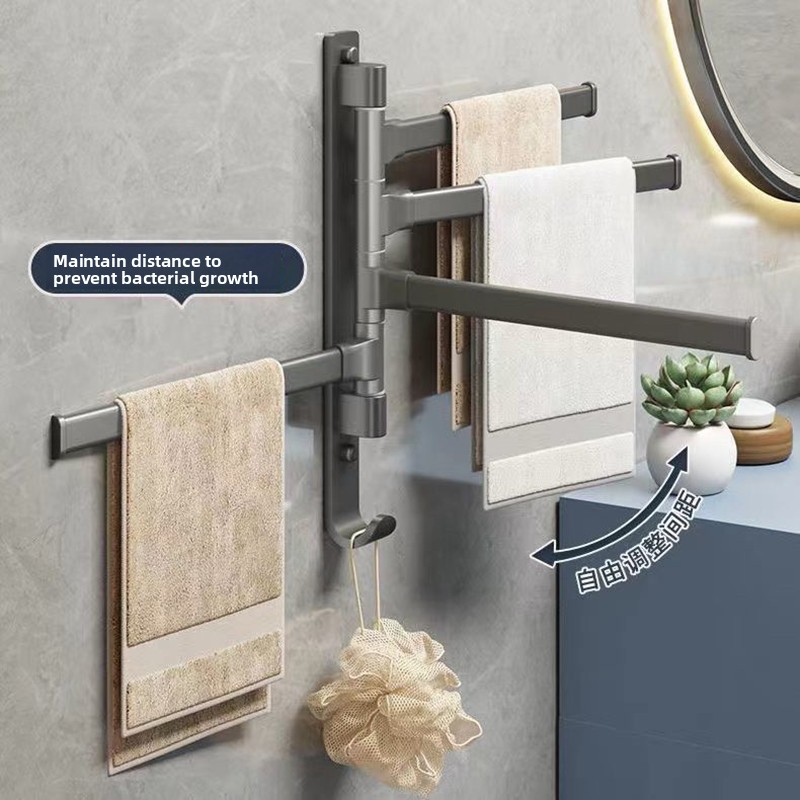 Commercial Kitchen Wall Shelves - Porte-serviettes de salle de bain rotatif