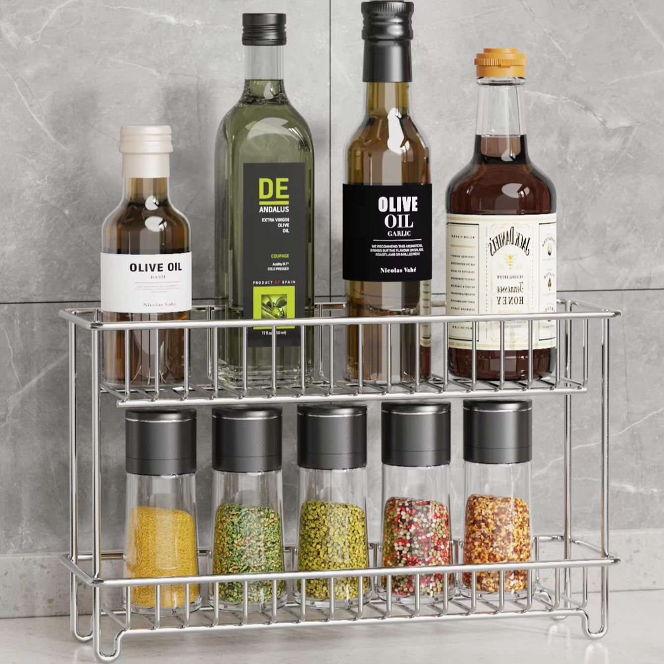 Commercial Kitchen Shelving - 1 étagère de rangement double couche