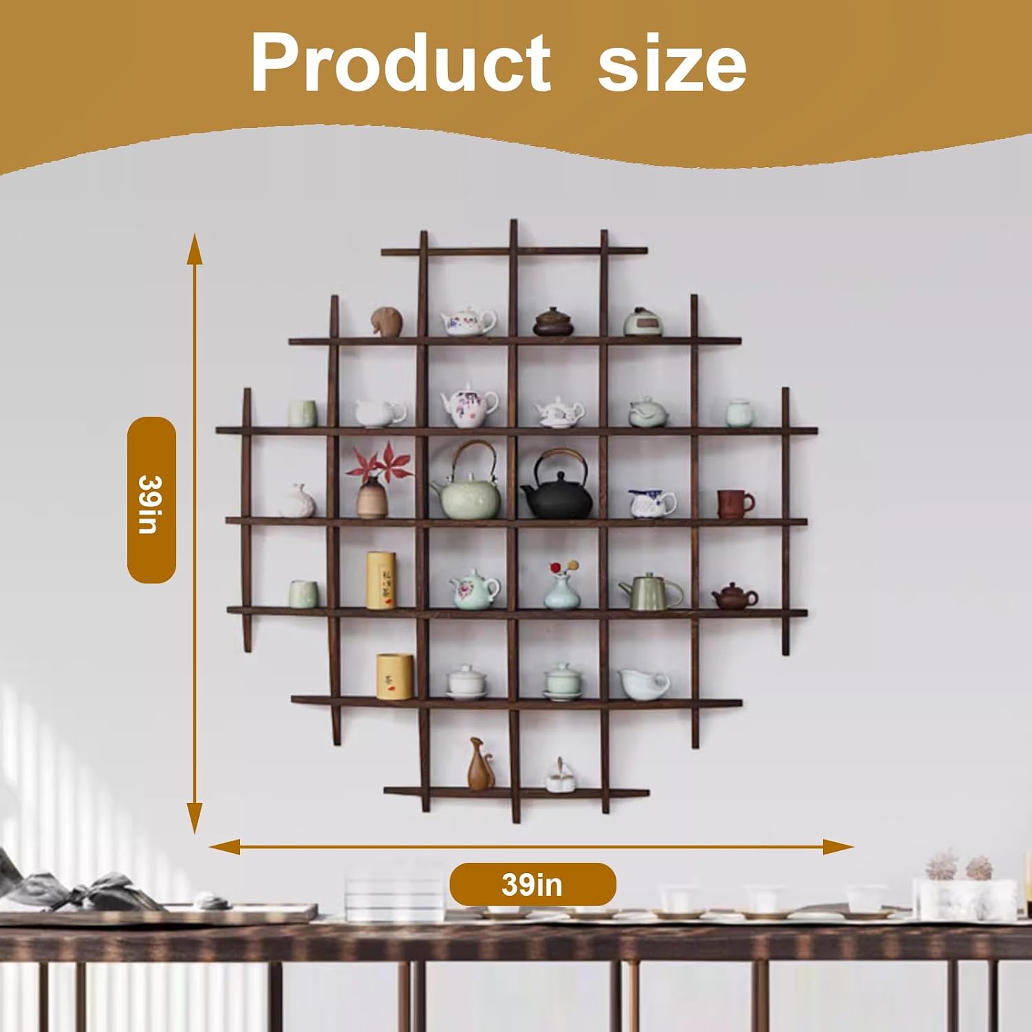 Support mural en bois massif p - Commercial Kitchen Wall Shelves avis et prix