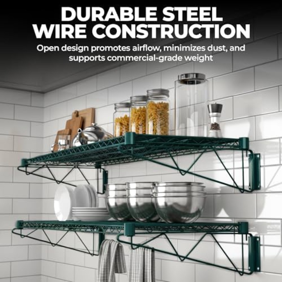 Étagère murale en fil métalliq - Commercial Kitchen Wall Shelves avis et prix