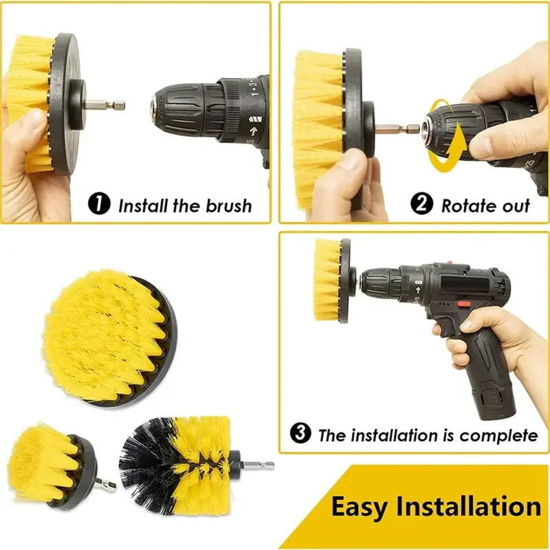 Kit de 3 brosses de nettoyage  - Commercial Kitchen Cleaning avis et prix