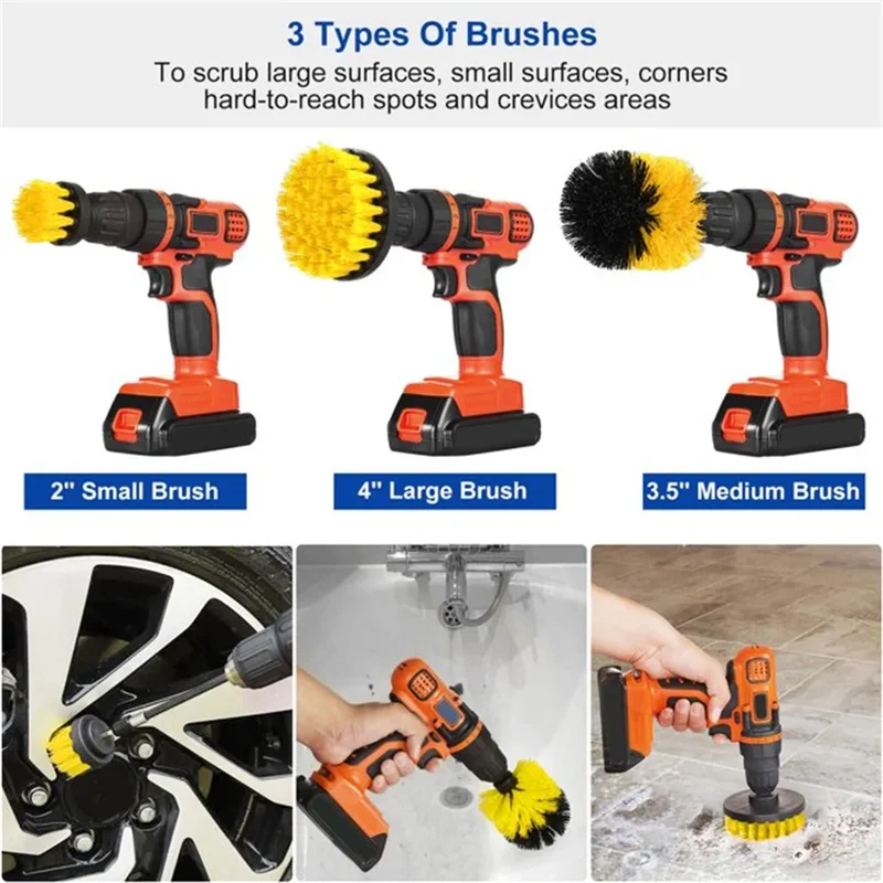 Kit de 3 brosses de nettoyage  - Commercial Kitchen Cleaning avis et prix