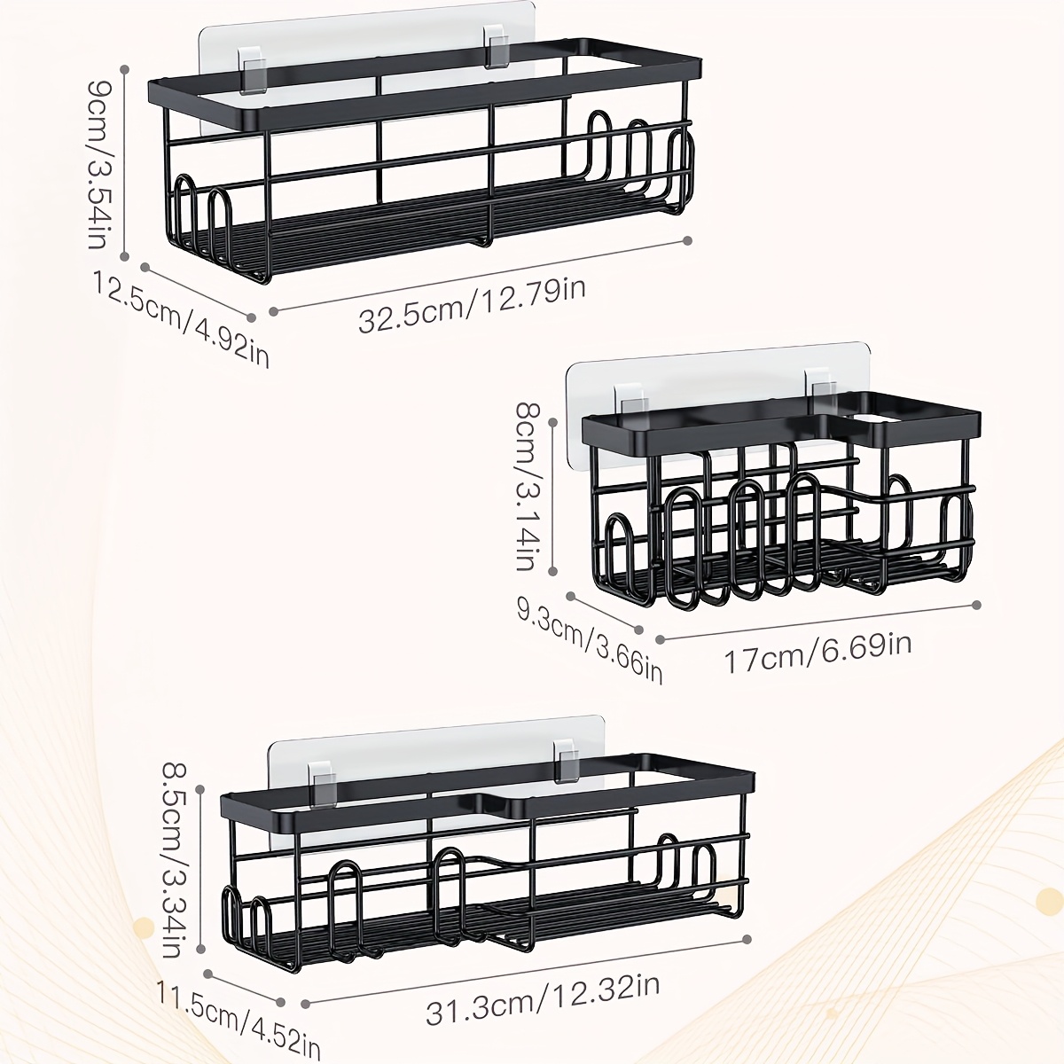 Organisateur de douche avec po - Commercial Kitchen Wall Shelves avis et prix