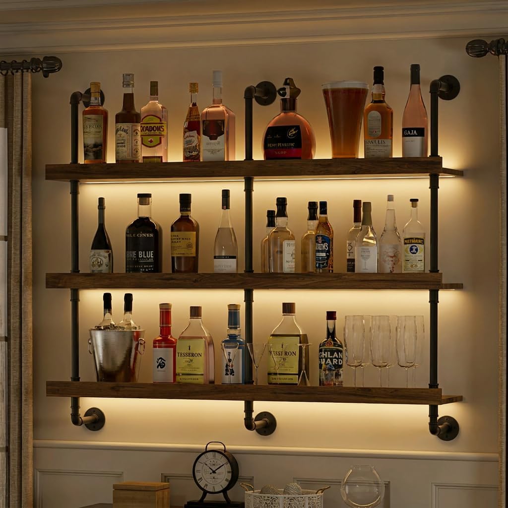 Étagère à vin murale avec écla - Commercial Kitchen Shelving avis et prix