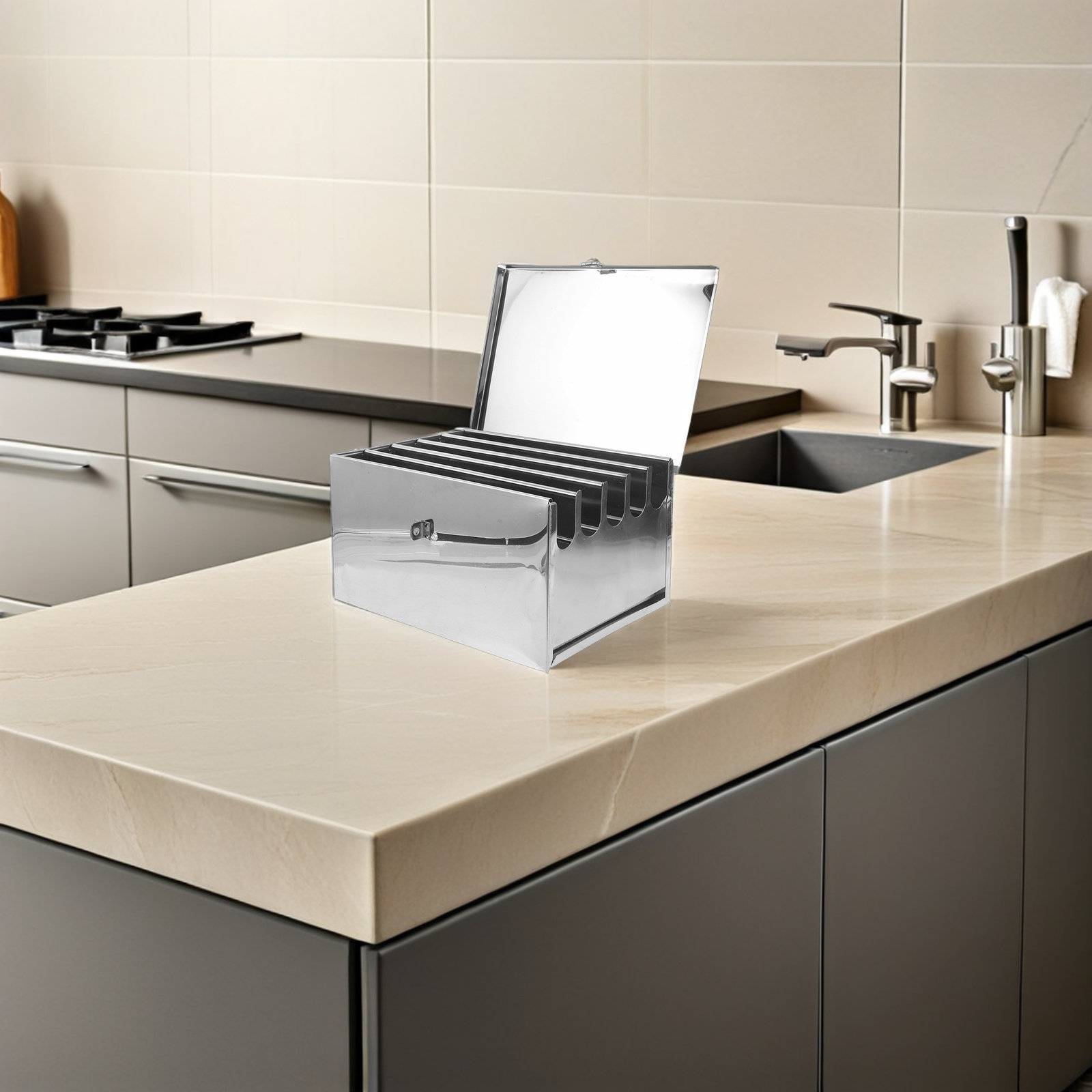 Boîte de rangement verrouillab - Commercial Kitchen Knife Storage avis et prix