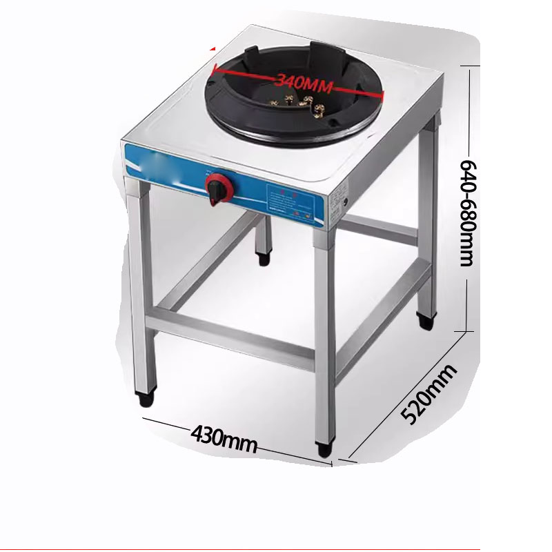 Cuisinière professionnelle à g - Commercial Kitchen In Home avis et prix